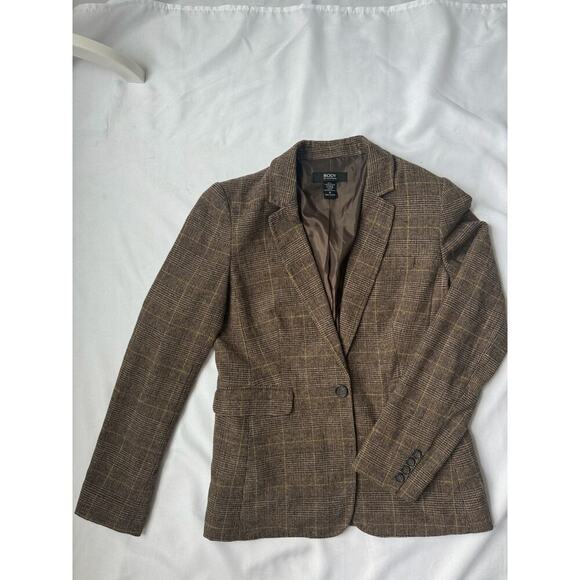 BODY By VICTORIA SECRET Brown Blazer Size 12 - Picture 7 of 9